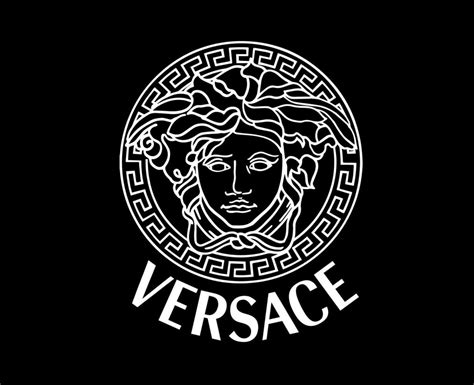 black white versace logo|what is the versace symbol.